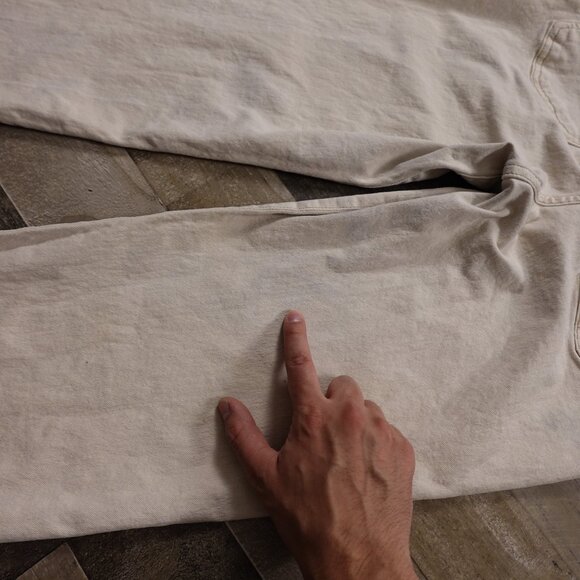 Kut from the Kloth jeans Christine Straight Leg women's 10 cream - Picture 13 of 15